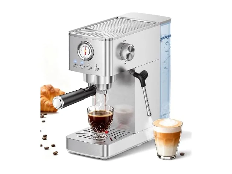 Parvusli 20 Bar Espresso, Frother
