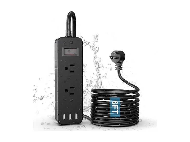 KEBEN Outdoor Waterproof Power Strip