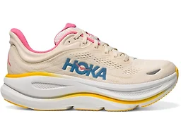 Hoka 1162012-ALBST 5 Hoka Bondi 9 Women's Shoes Alabaster/Birch