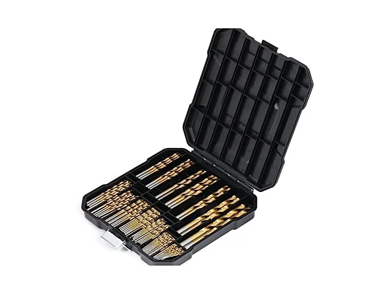 UTEYEEW 99Pcs Titanium Drill Bit