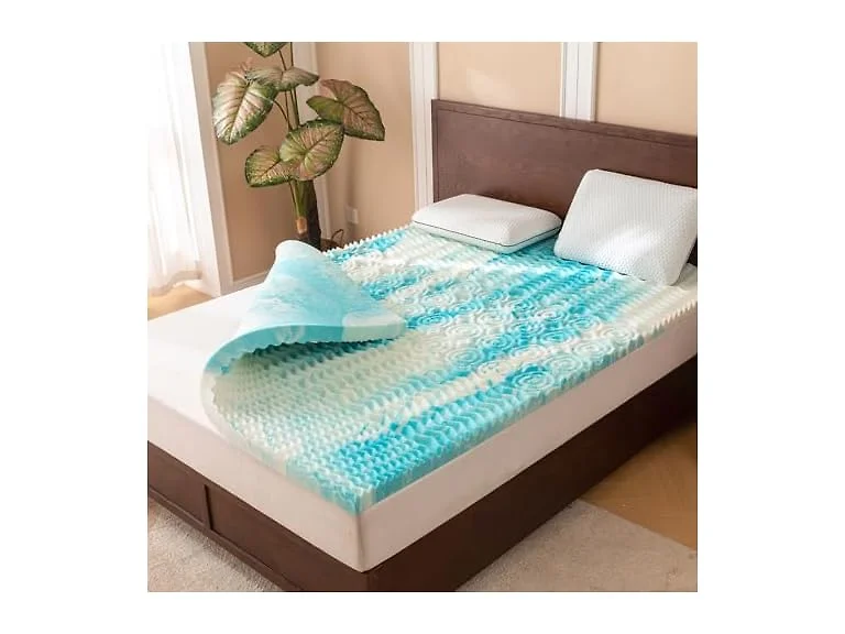 Mattress Topper Queen - 2in Gel Memory Foam