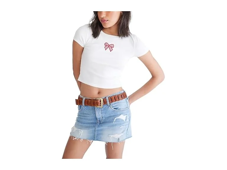 Aeropostale Women Western Journey Baby Tee