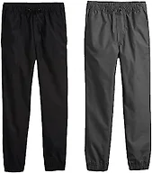 2PK Toddler's Classic Twill Joggers