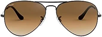 Ray-Ban RB3025 004/51 58 58-14-135 Ray-Ban RB3025 Classic  Aviator Sunglasse Gunmetal/Clear Gradient Brown