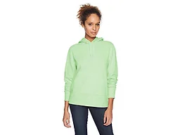 Amazon Essentials Women's Regular-Fit Midweight Fleece Pullover Hoodie with Kangaroo Pocket (Available in Plus Size), Bright Mint, Small