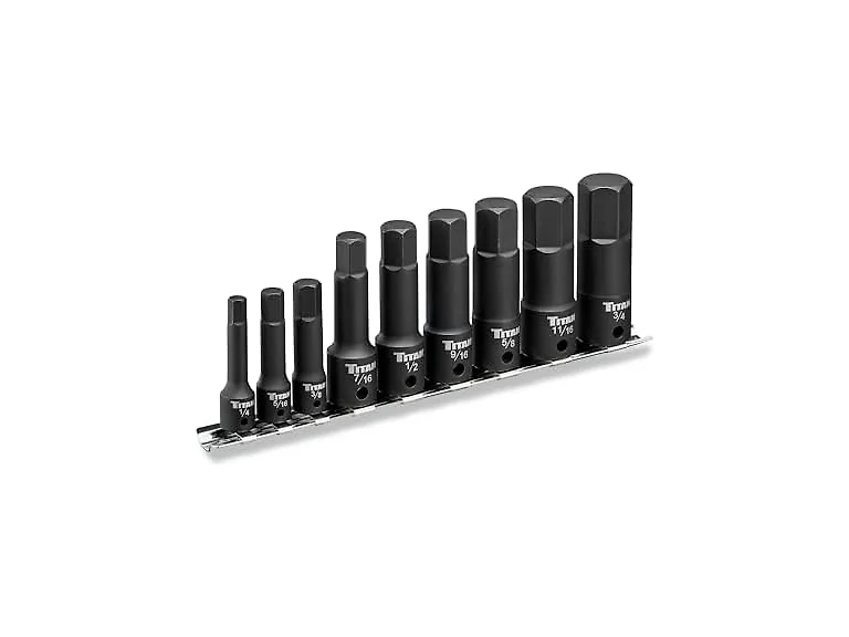 Titan 9-Piece Impact SAE Hex Bit Socket