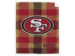 NFL Team Classic Plaid Blanket - San Francisco 49ers