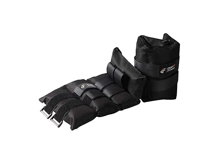 Day 1 Fitness Ankle Weights, 8 lbs, Set of 2