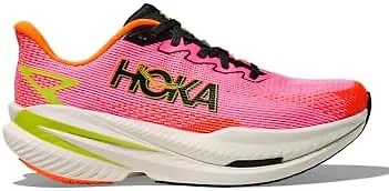 Hoka 1168721-NNRS 5.5 Hoka Mach X 3 Women's Shoes Neon Rose/Neon Tangerine