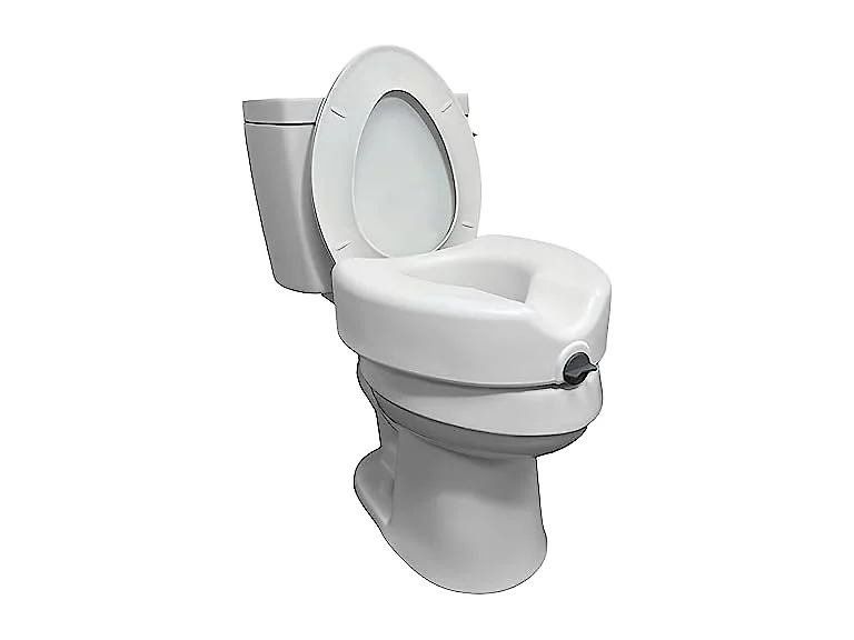 ProBasics Raised Toilet Seat For Seniors with Safety Lock