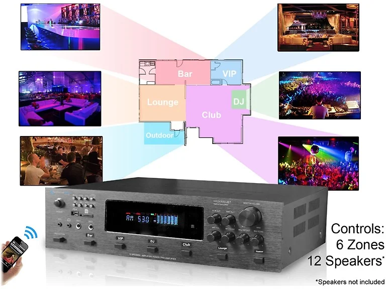 Technical Pro 650W Bluetooth Amplifier