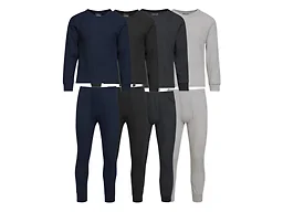 Black Horse TRX-BHTHM-3PK-S S 6-Piece Mens Waffle-Knit The