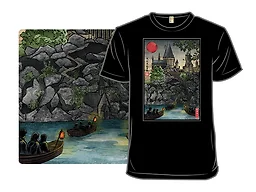 School of Magic Woodblock
