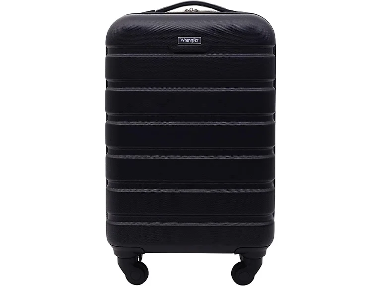Wrangler Hardside Spinner Luggage Black, Carry-On