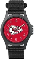 Timex Men's NFL Pride 40mm Watch – Kansas City Chiefs with Black FastWrap Strap