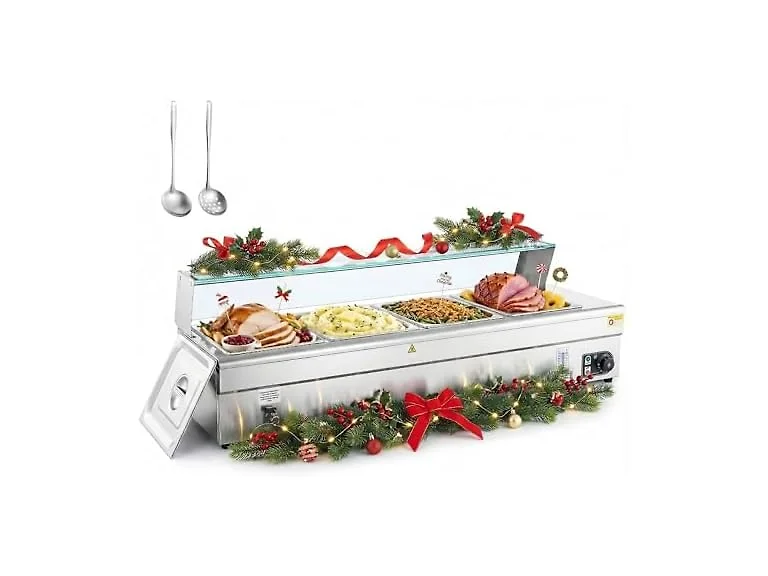 WILPREP 4-Pan Commercial Food Warmer