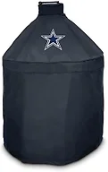 FANMATS 42764 NFL - Dallas Cowboys - Black KAMADO Style Grill Cover with Primary Team Logo - 27" x 27" x 40"