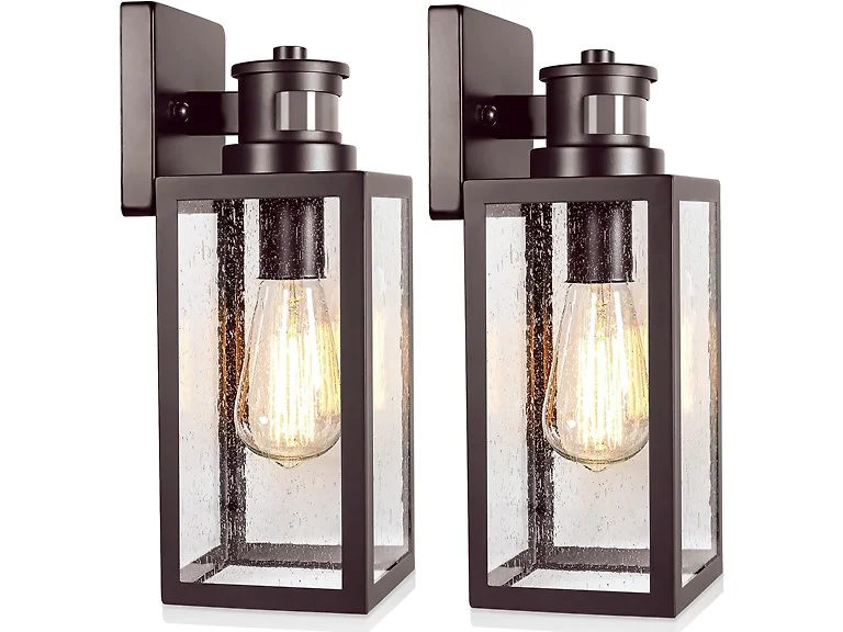 Lakumu 2-Pack Motion Sensor Wall Lantern