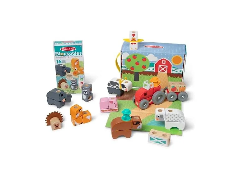 Melissa & Doug Blockables™ Farm and Farm Friends
