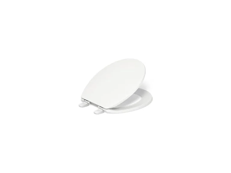 KOHLER K-4775-0 Brevia Round Toilet Seat with Quic