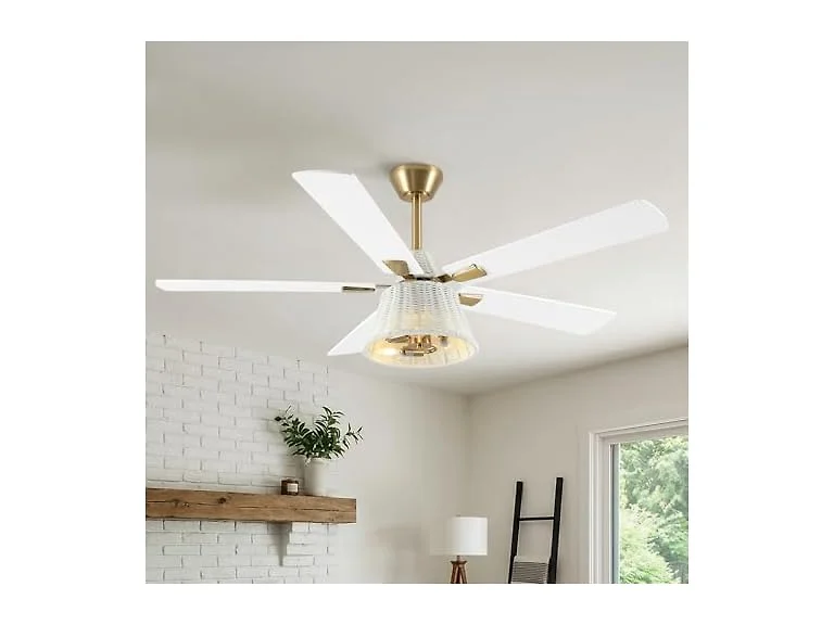 Parrot Uncle F6042 52 Inch Ceiling Fan with Light