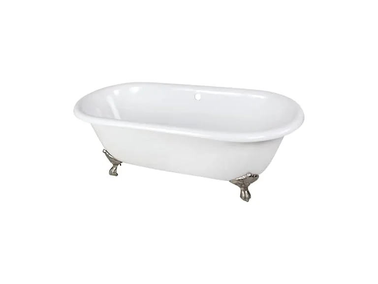 Kingston Brass Cast Iron Double Ended Clawfoot Bathtub