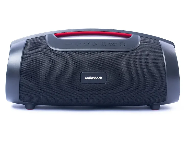 RadioShack 80W Bluetooth Boombox Speaker – IPX5 Waterproof, RGB Lights