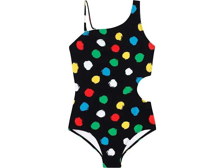 Kanu Surf Girls (10) Side Cut Swimsuit Cori Black