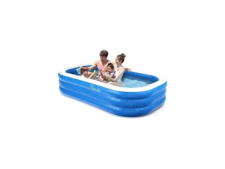 Evajoy Inflatable Pool, 92''×56''×20''