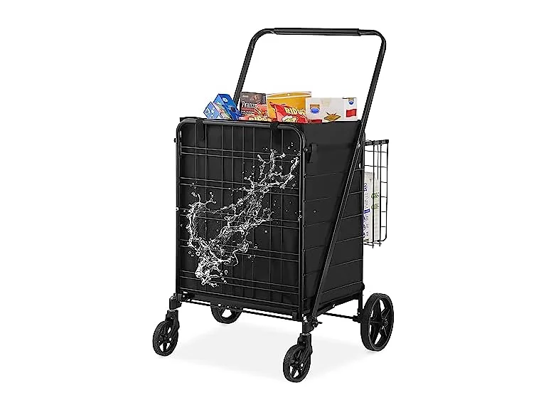Folding Shopping Cart with Removable Waterproof