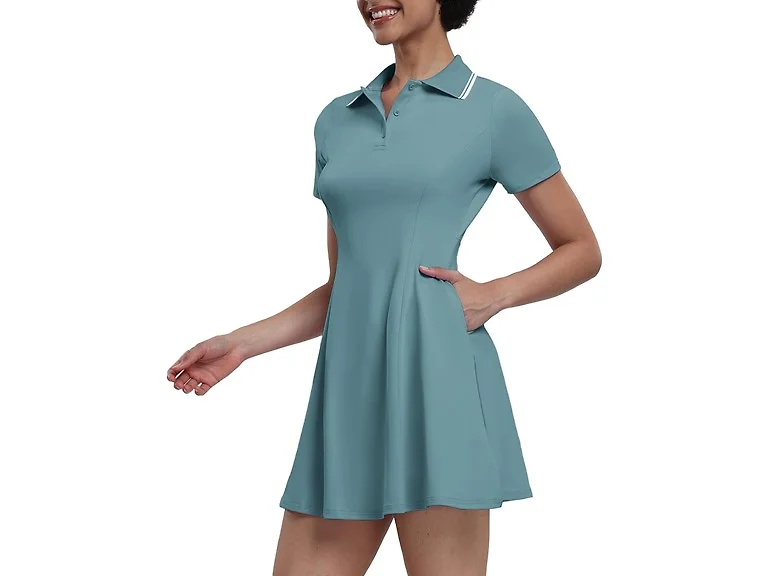 GGOV Women (XL) Tennis Golf Dress Blue