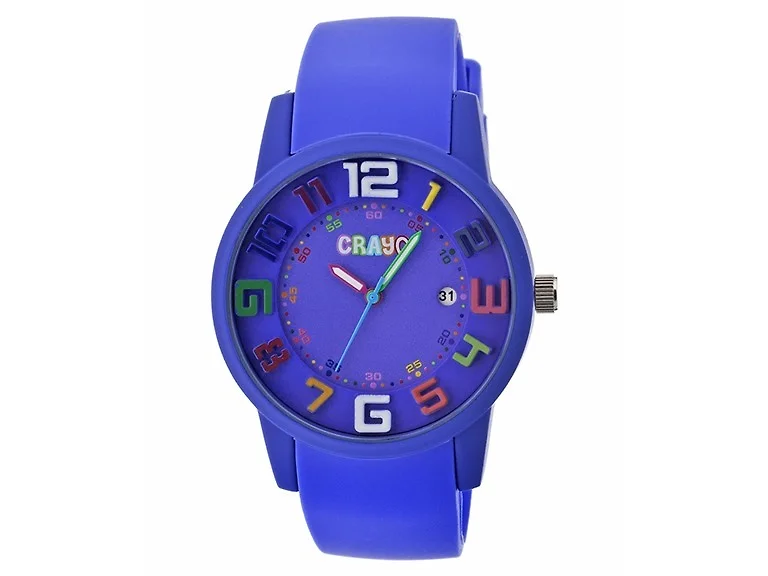 CRAYO Festival Unisex Watch w/ Date - Purple