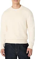 Amazon Essentials Men's Regular-Fit Cotton Blend V-Neck Sweater, Oatmeal Heather, X-Small