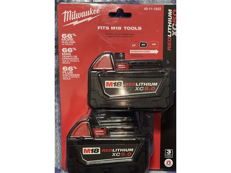 Milwaukee 48-11-1852 M18 REDLITHIUM XC 5.0Ah 2pk