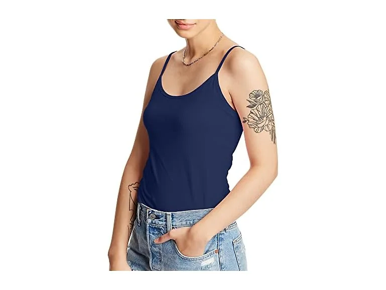 Hanes Women (XXL) Stretch Cotton Built-in Shirt