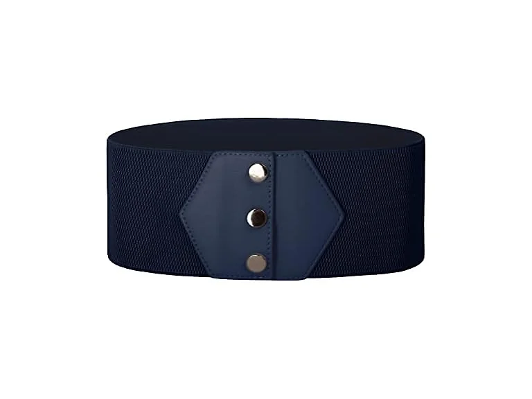 Grace Karin Women (OS) Wide Snap-button Belt