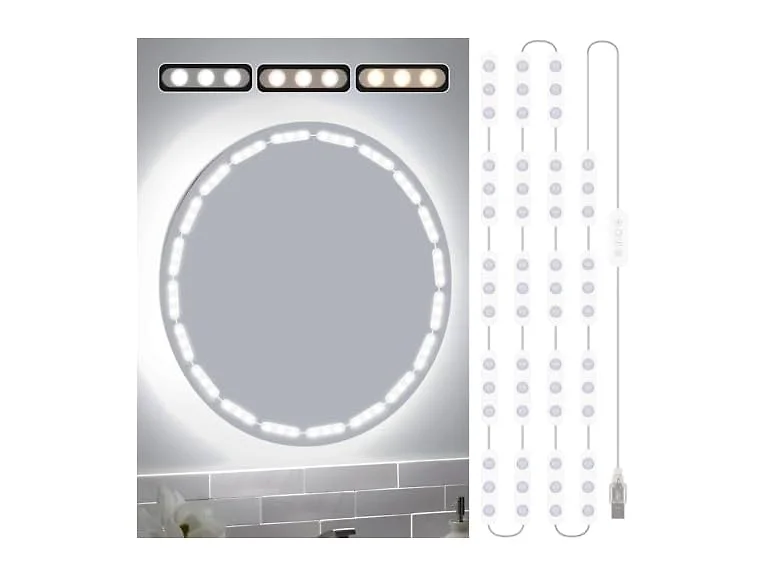 Bairth 20 Dimmable LED Vanity Lights for Mirror
