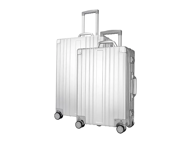 SKYLARK-100 Aluminum Luggage 2PC Set Scratch-Resistant