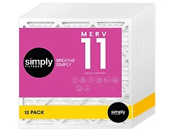 Simply by MervFilters MERV 11 20x25x1 AC Furnace Filters 12pk