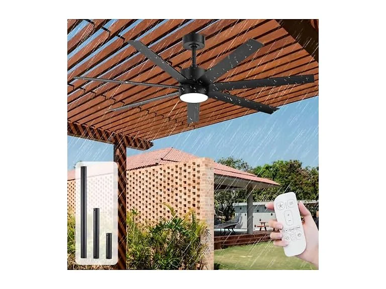XCWIIE Waterproof Outdoor Ceiling Fan