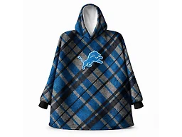Pegasus FWD-PEG-NFL-6L14 NFL Team Cozy Sherpa Hoodie - OSFM Detroit Lions 