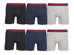 (6PK) Keltex Men's Cotton Boxer Briefs