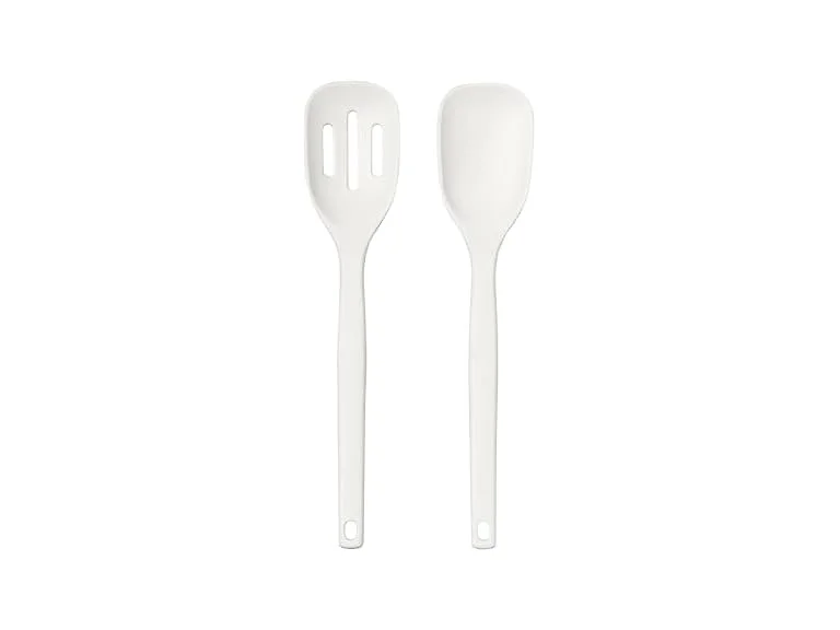 Tovolo Elements Silicone Spoon Set of 2 Buttercream