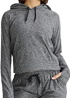 Outdoor Voices CloudKnit Hoodie for Women, Lightweight, Breathable and Comfortable Active Hoodie, Hooded Sweatshirt for Gym, At Home Workouts and Casual Everyday Wear, Unisex, Heather Grey, XL