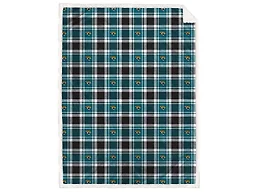NFL Team Sherpa Plaid Blanket - Jacksonville Jaguars