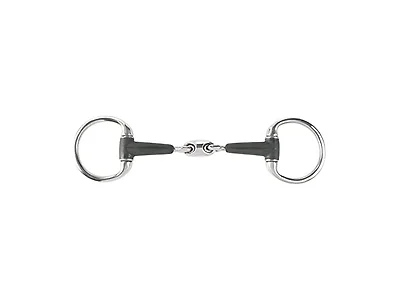 HORZE Rubber Oval Link Eggbutt Snaffle