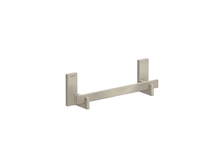 AXOR Universal Rectangular Towel Bar, 12" in Brushed Nickel