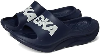 Hoka 1155154-VYN 6M/7W Hoka Ora Athletic Slide Unisex Shoes Varsity Navy/White