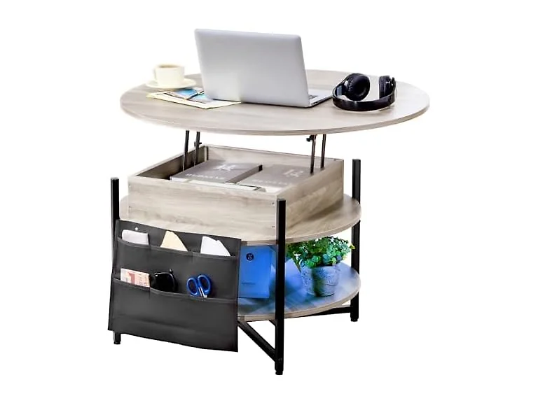 VEVOR Round Lift Top Coffee Table