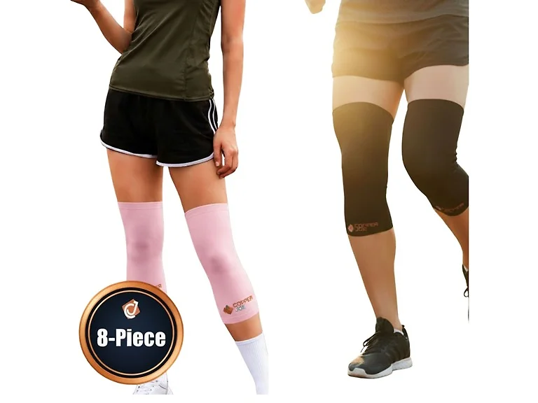 Pink & Black Knee Copper 8-Piece